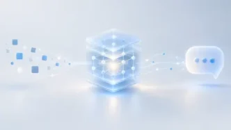 What is an LLM: diagram of the token prediction loop from prompt to output