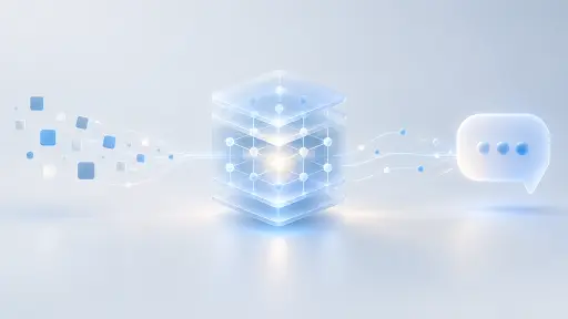 What is an LLM: diagram of the token prediction loop from prompt to output